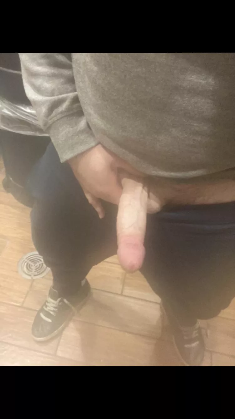 8.2 inch. Not sure my exact girth but it’s fat. Compare it to yours. 6 foot 4 inches, 302 lbs.