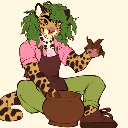 Alex Ferro as a jaguar (by me).. what is your favorite book?