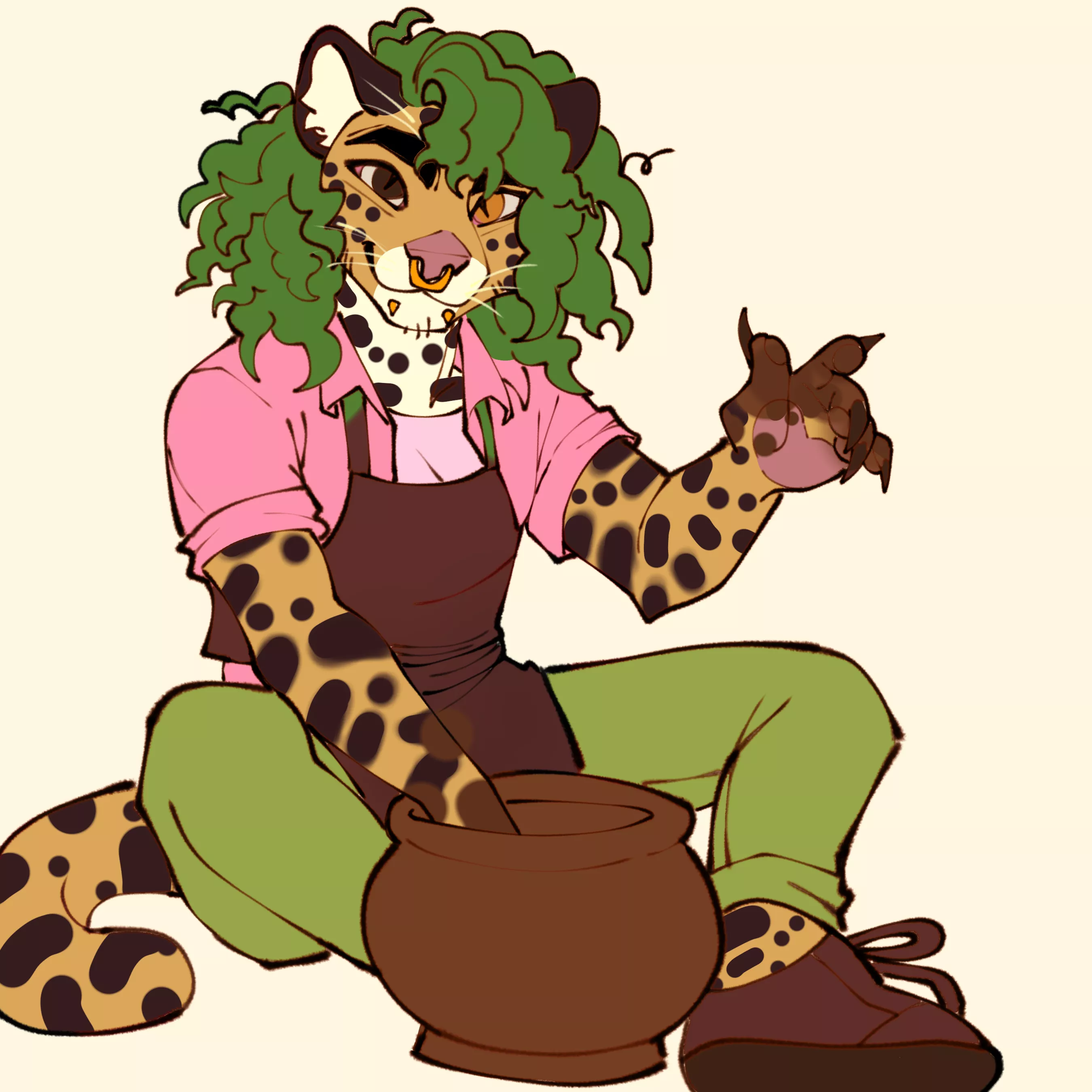 Alex Ferro as a jaguar (by me).. what is your favorite book?