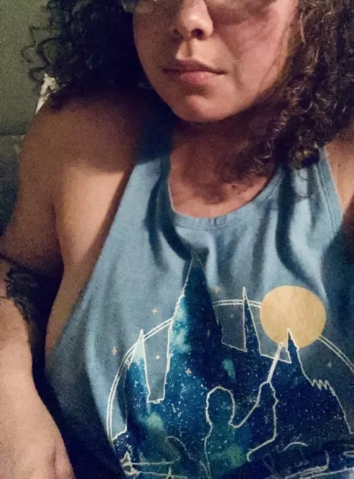 Almost bursting free.