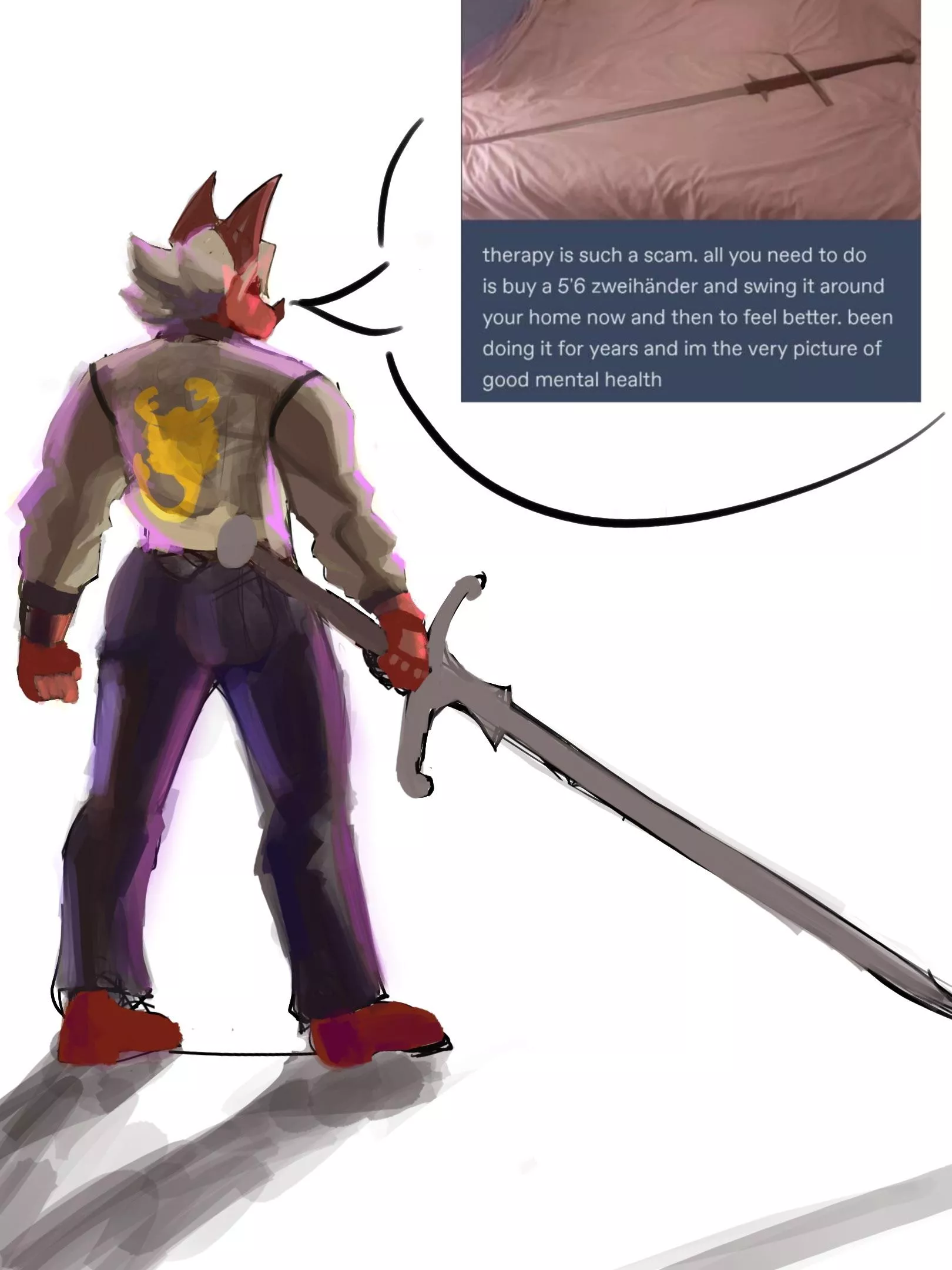 Dudes will really pass by without typin “hell yeah” 😔 (@batrixy on x)