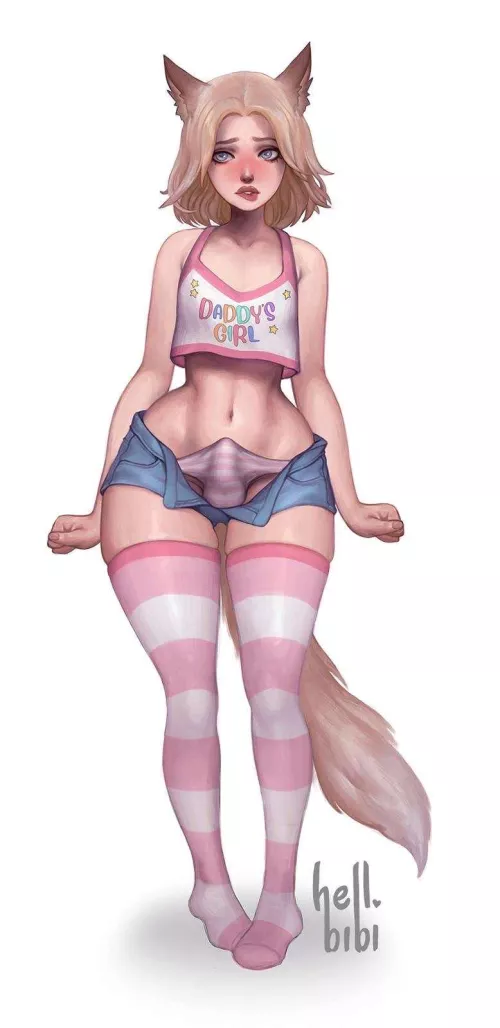 I put on the stuff you wanted, Daddy.. Do you buy me that video game now? 🥺💕💝