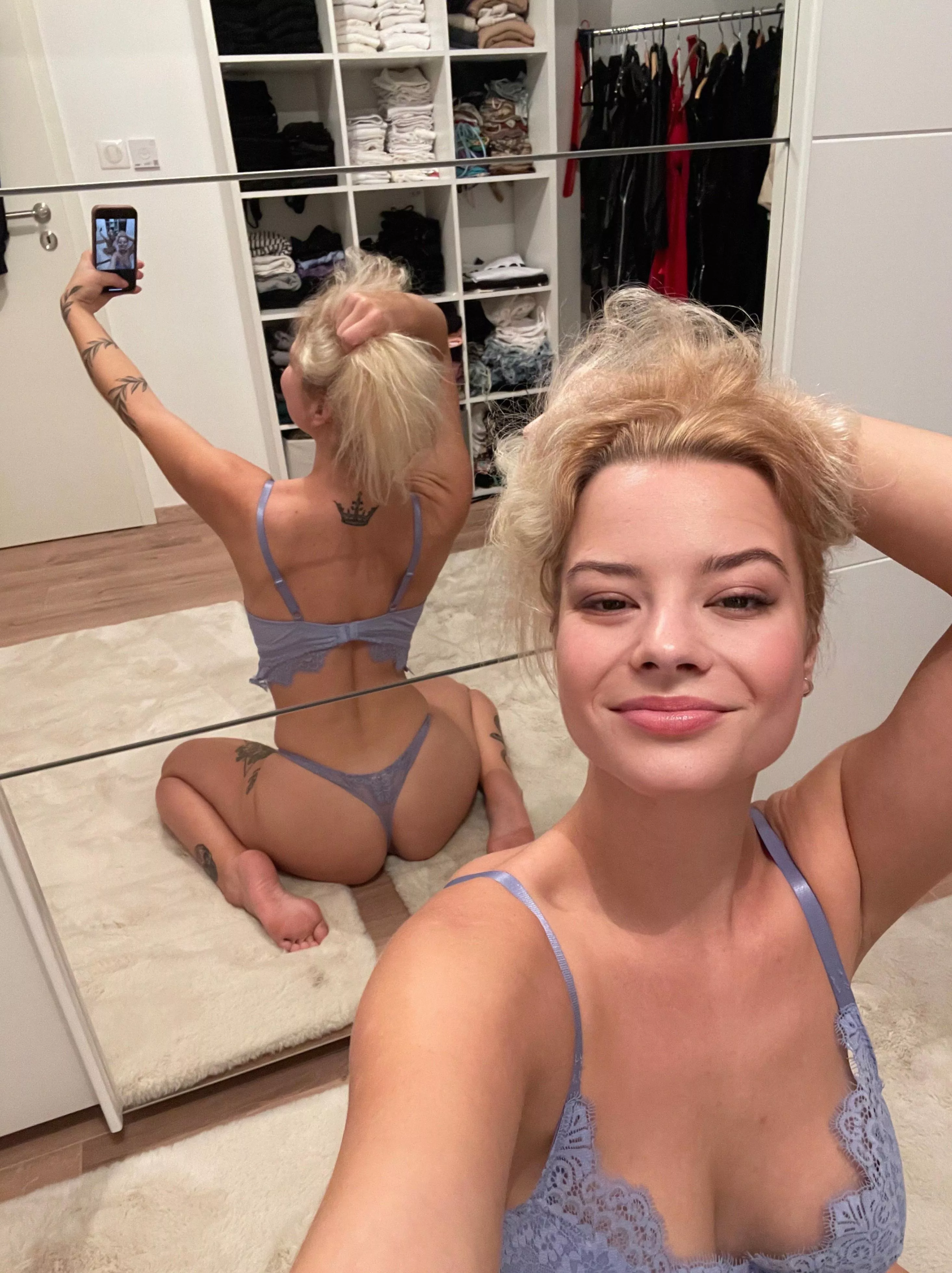 In this lingerie...you won't last a second