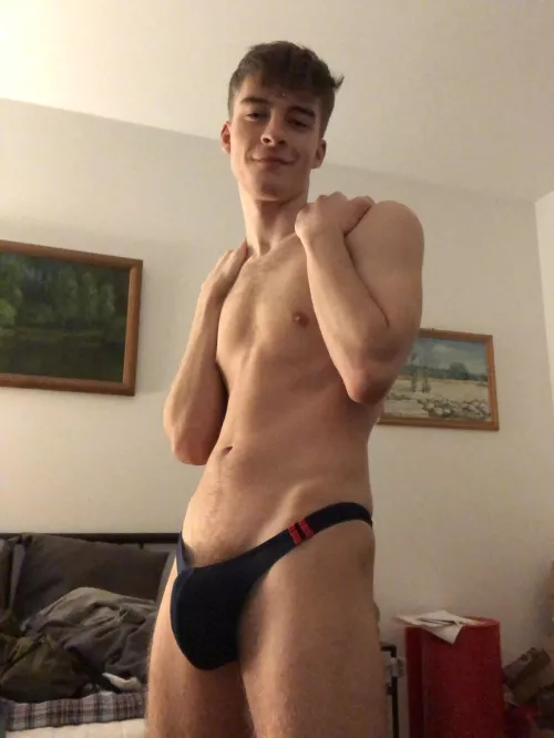 Just enough to keep it in