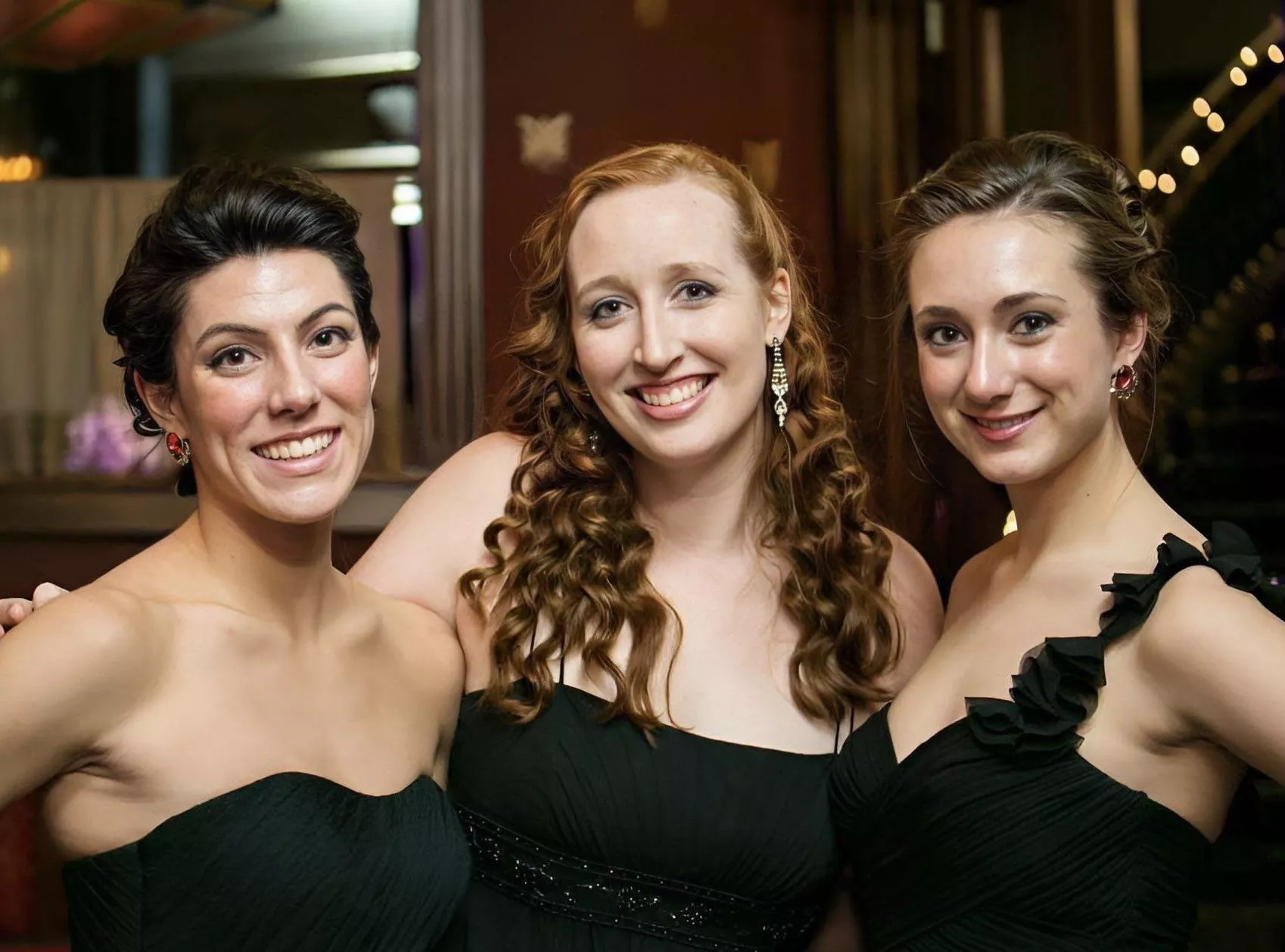 Ladies in Black Dresses