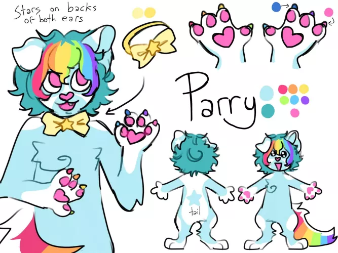 made my first real fursona since eighth grade -- as a college student now :-)