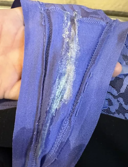 My thong after spin class .. ass sweat
