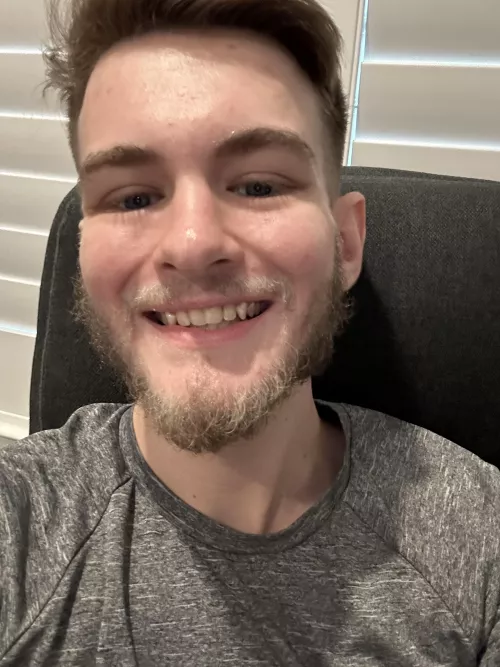 Not the most flattering picture, but I’m two months into growing my beard. Feeling good about it.