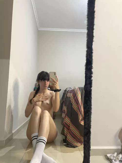 Probably should have taken my socks off first