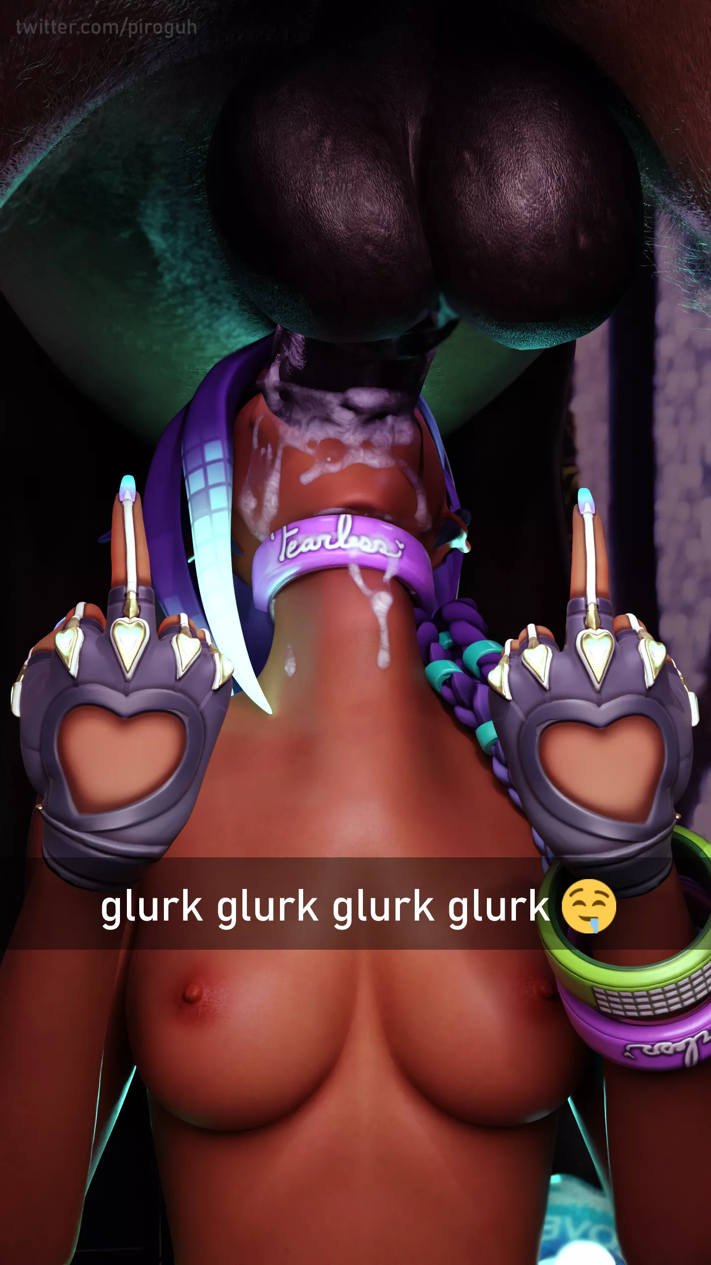 Sombra & Horse - glurk glurk glurk (piroguh) [Overwatch] OC