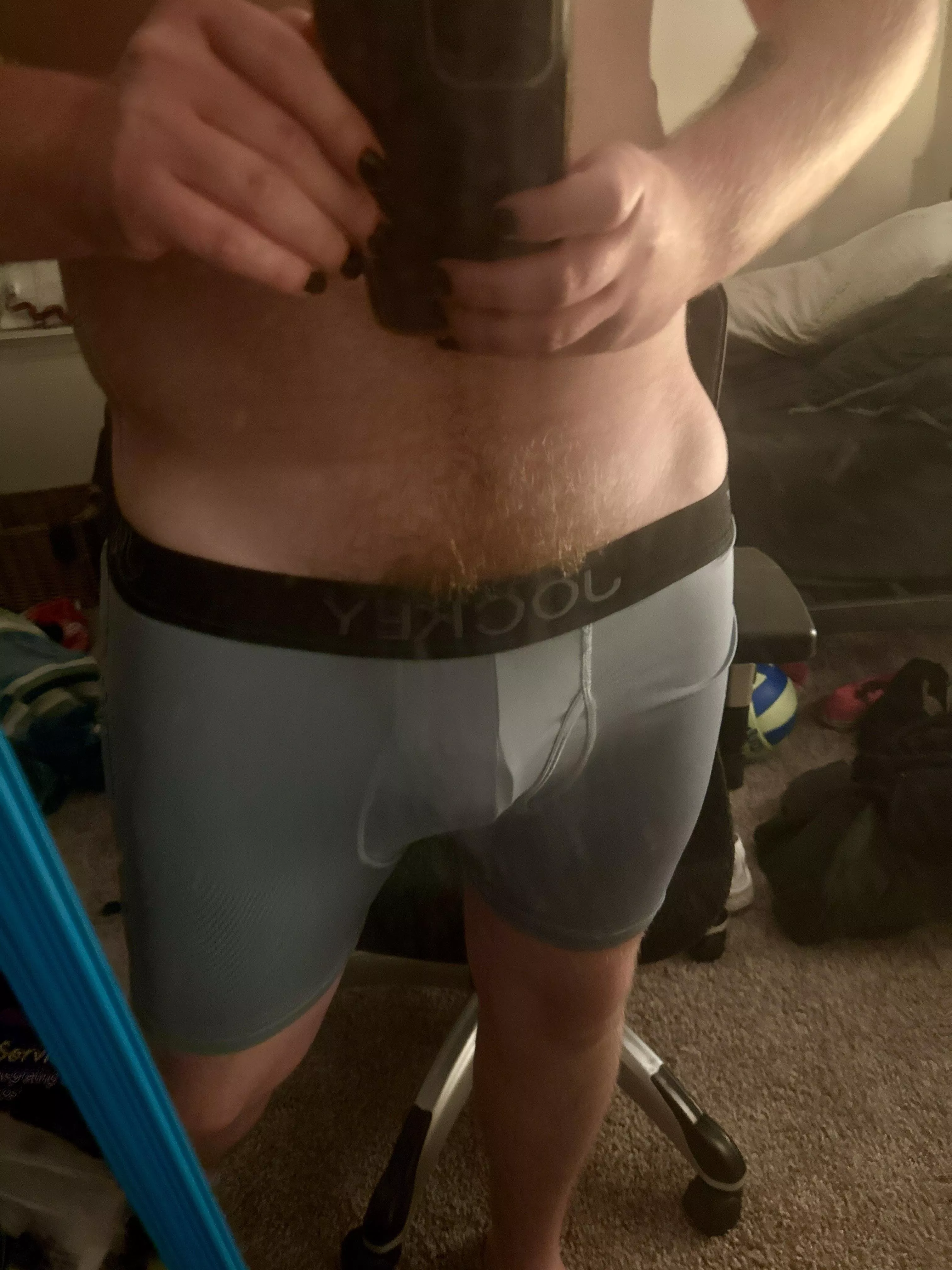 Starting to feel tight down there. Dm to see what’s underneath