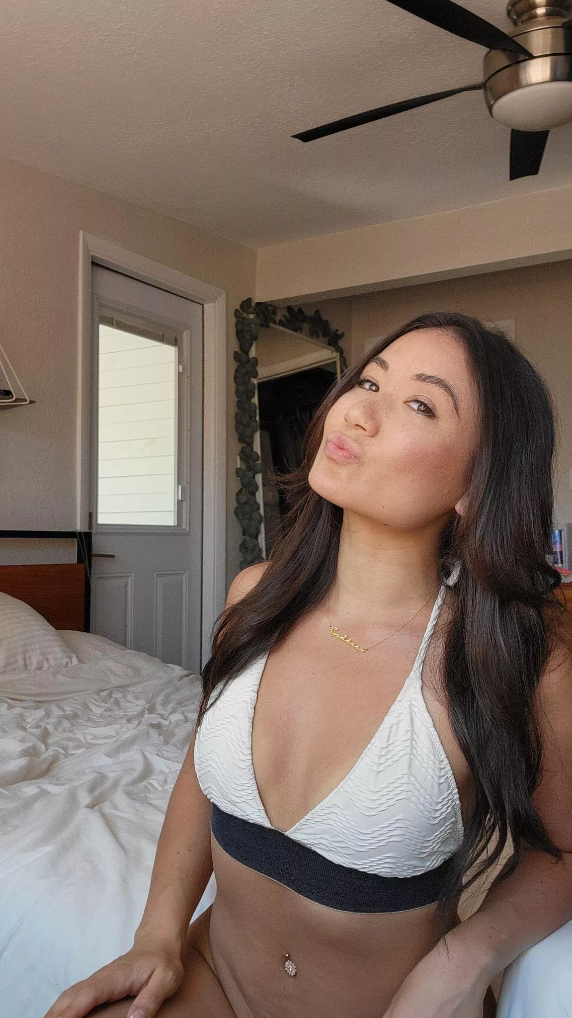 Take this chance to stare all you want. After all, I won’t be able to catch you looking at me.