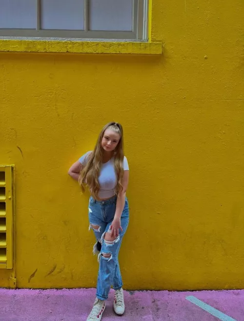 What colour is the wall?