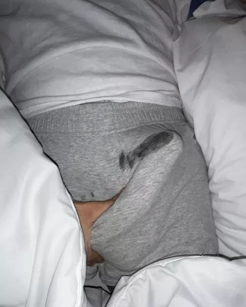 Woke up hard as a rock