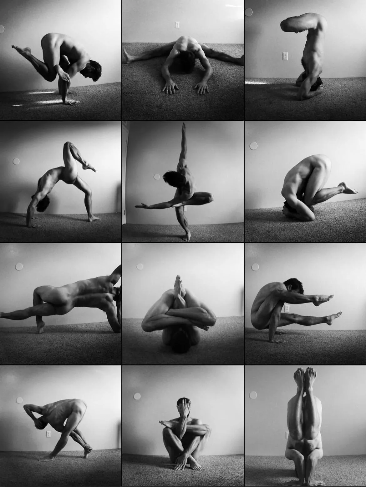 A collection of yoga poses, pt 1.