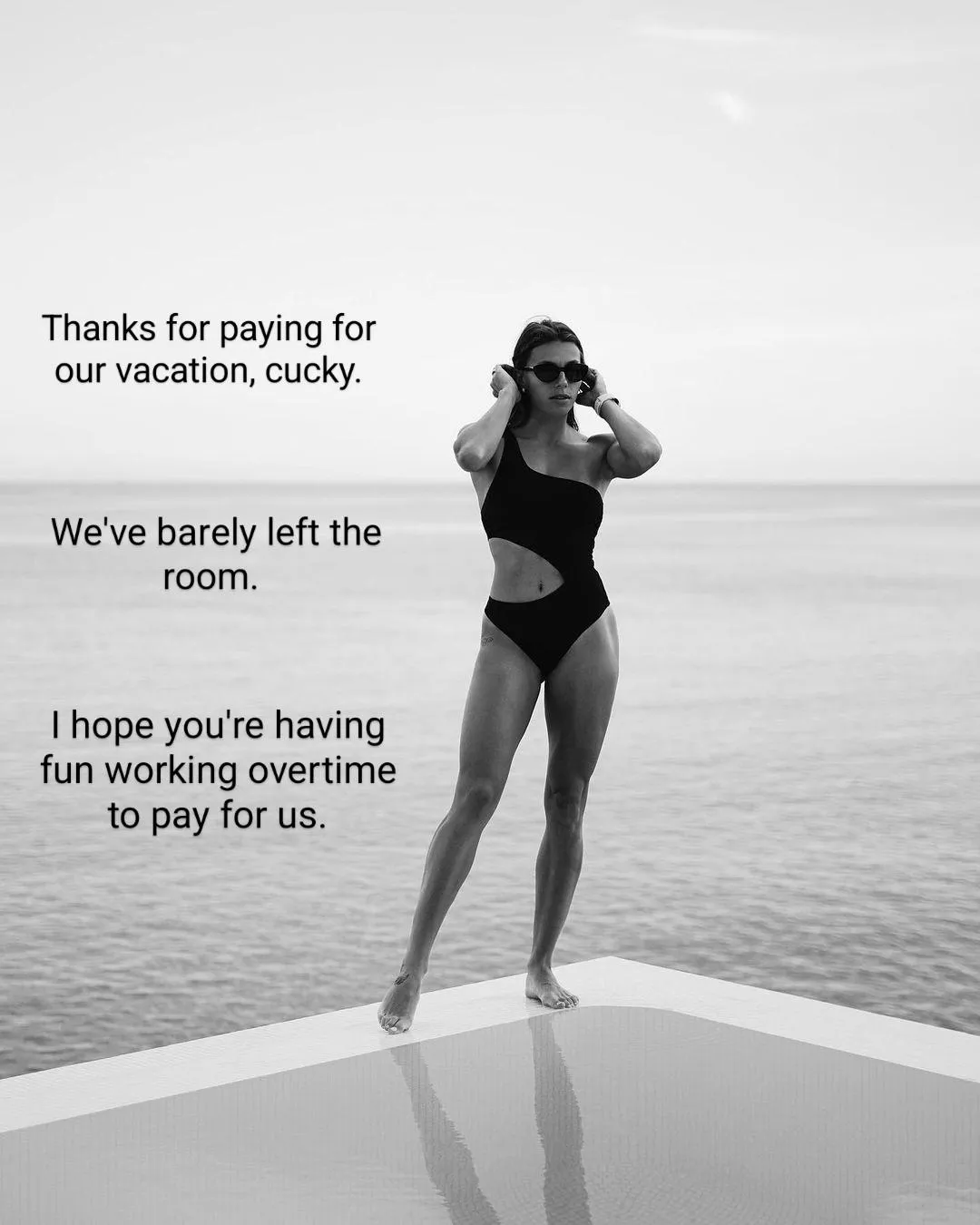 A husband's only job is his wife's happiness.