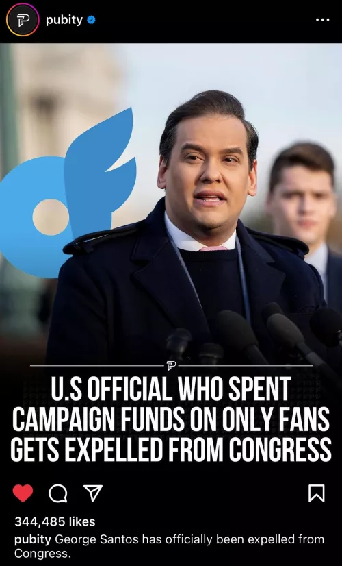 alright which one of you is george santos’s burner😭