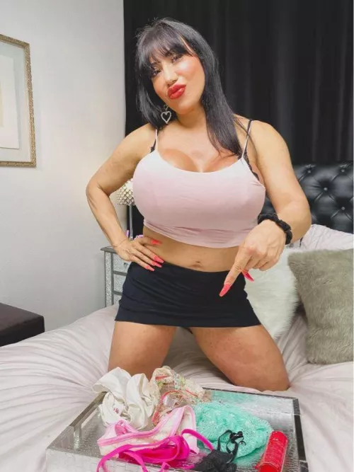 Always wearing the sluttiest lingerie!