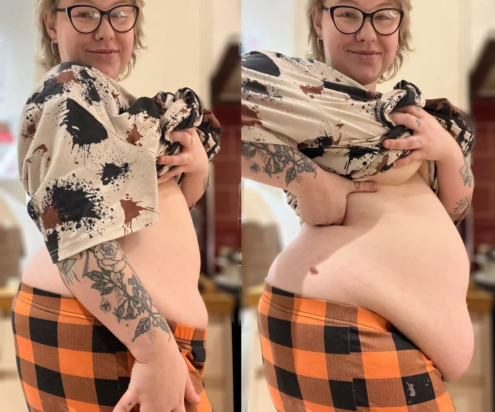 Before and after dinner!! Which one do you prefer?