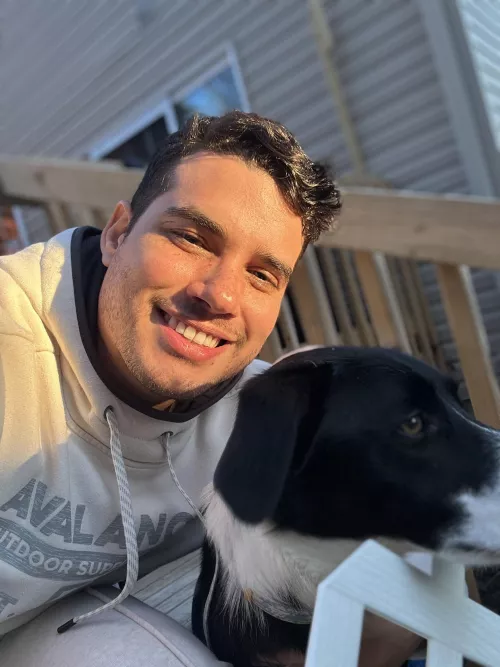 Biggest weakness is seeing a cute dog