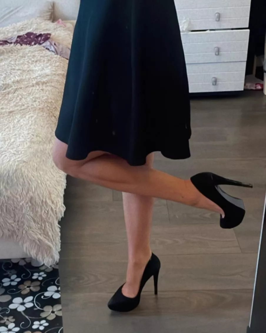 Black heels