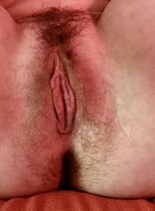 Closer to my [h]airy pussy ;)