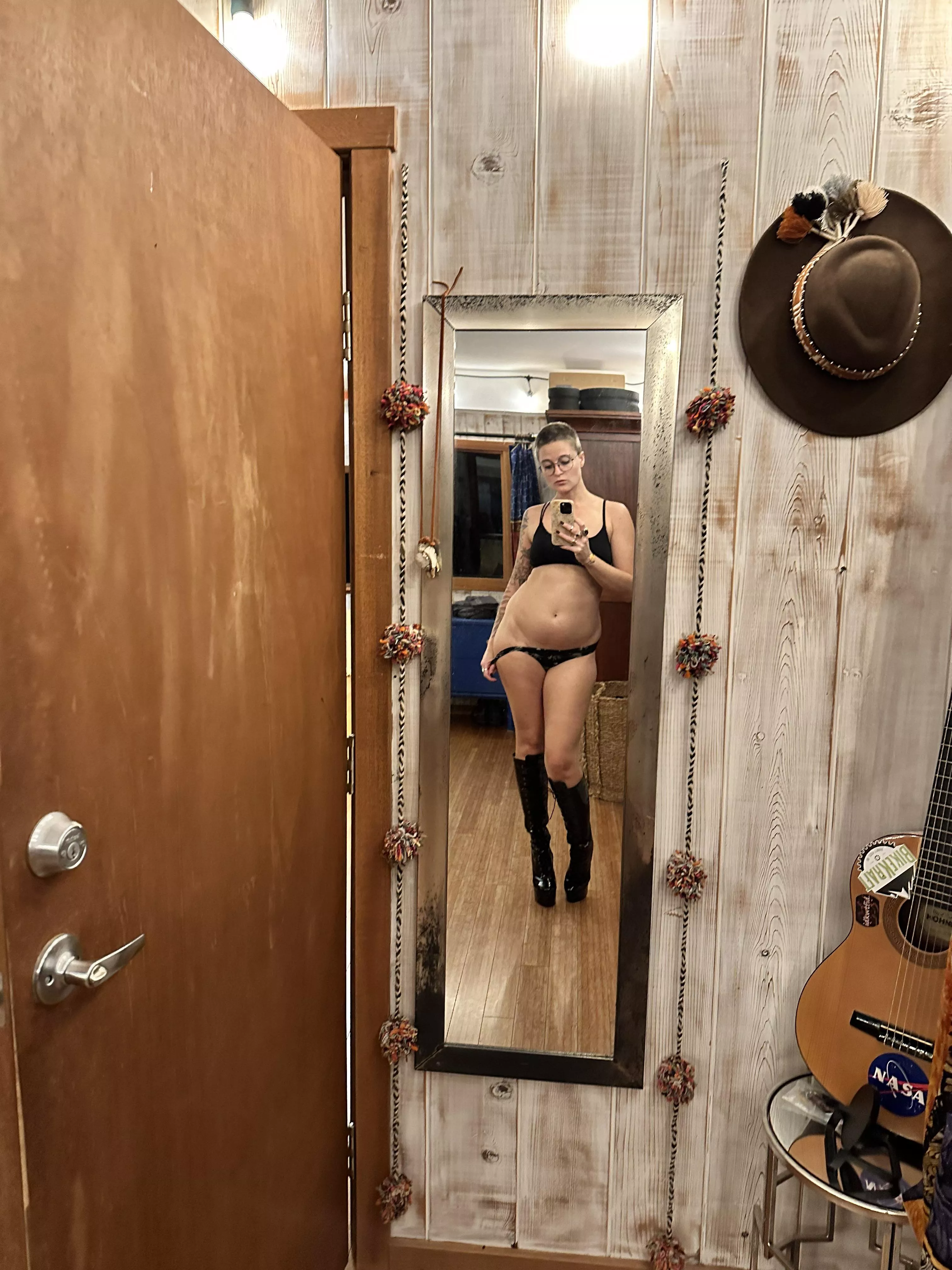 Cut all the hair off again… next time you see me maybe it’ll be pink