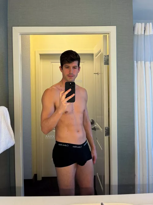 Do you like my black CK boxer briefs?
