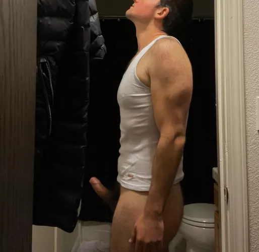 Getting ready for a shower