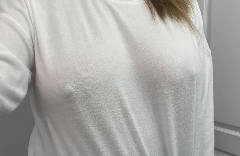 He loves it when I wear his shirt