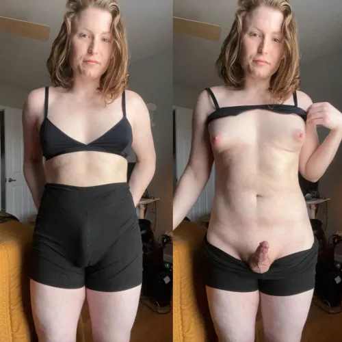 hope u don’t mind i’m not wearing panties under these