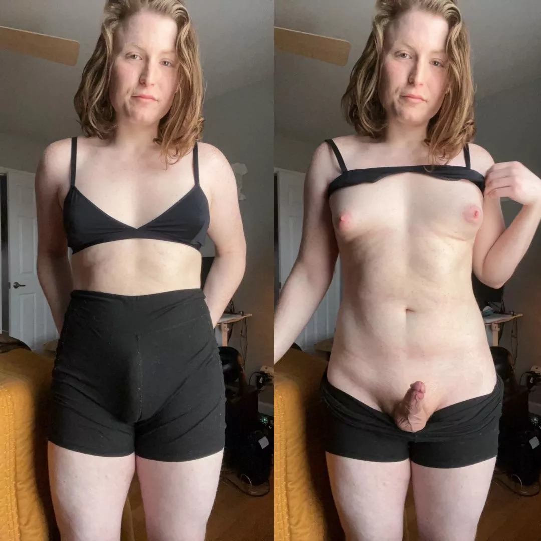 hope u don’t mind i’m not wearing panties under these