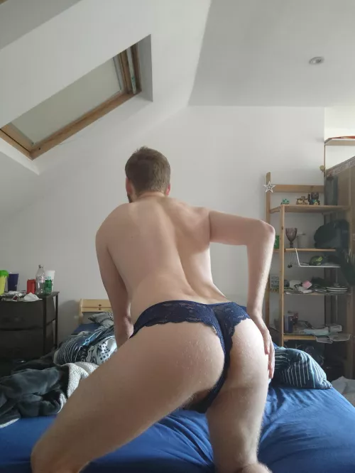 How do I look in my wife's panties?