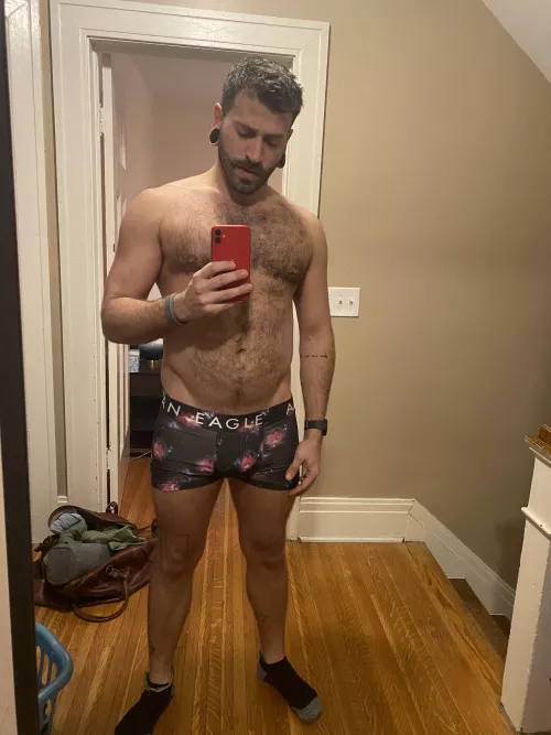 I love having a hairy chest. Even better when someone runs their fingers through it.