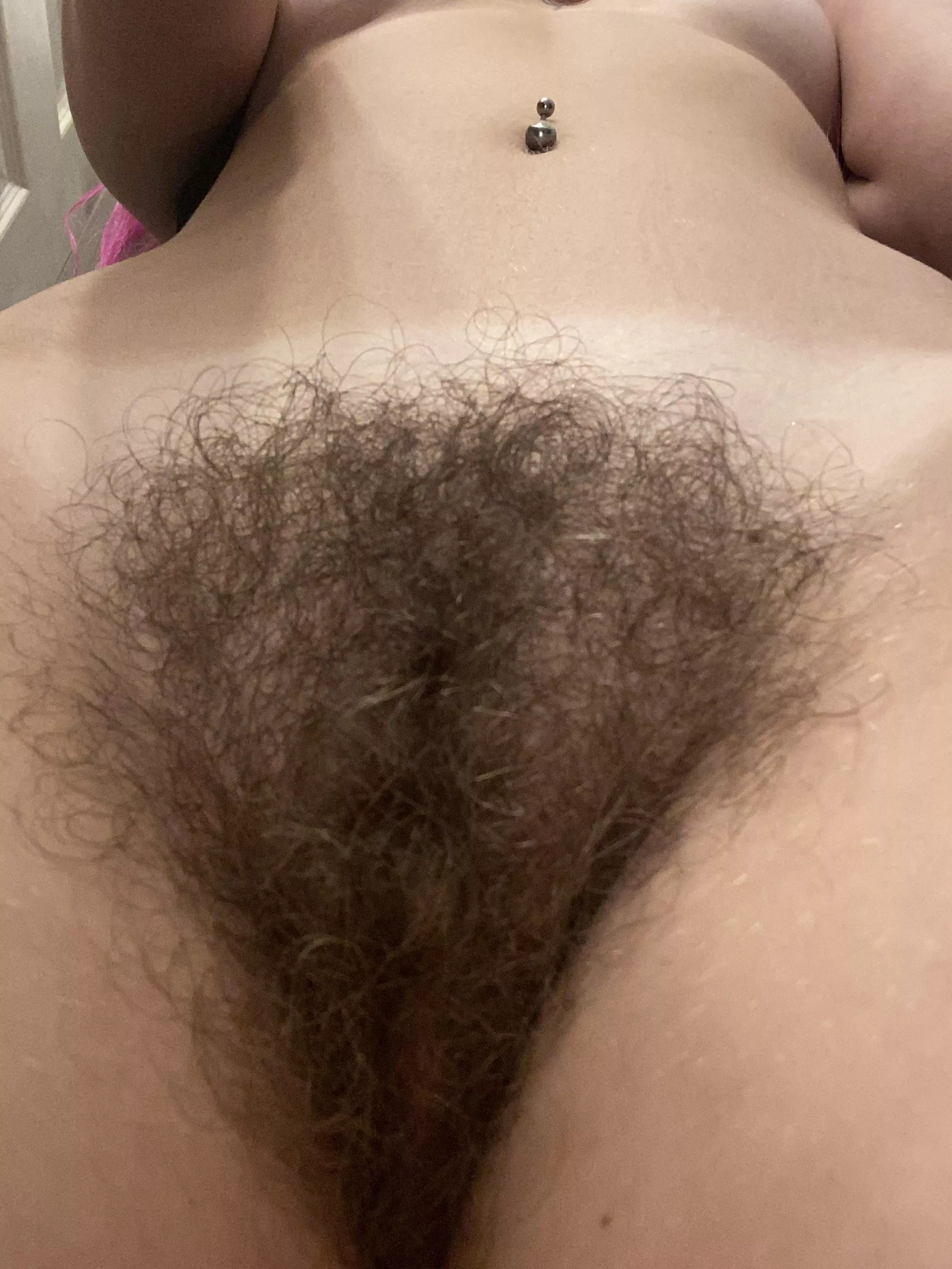 I love my hairy pussy