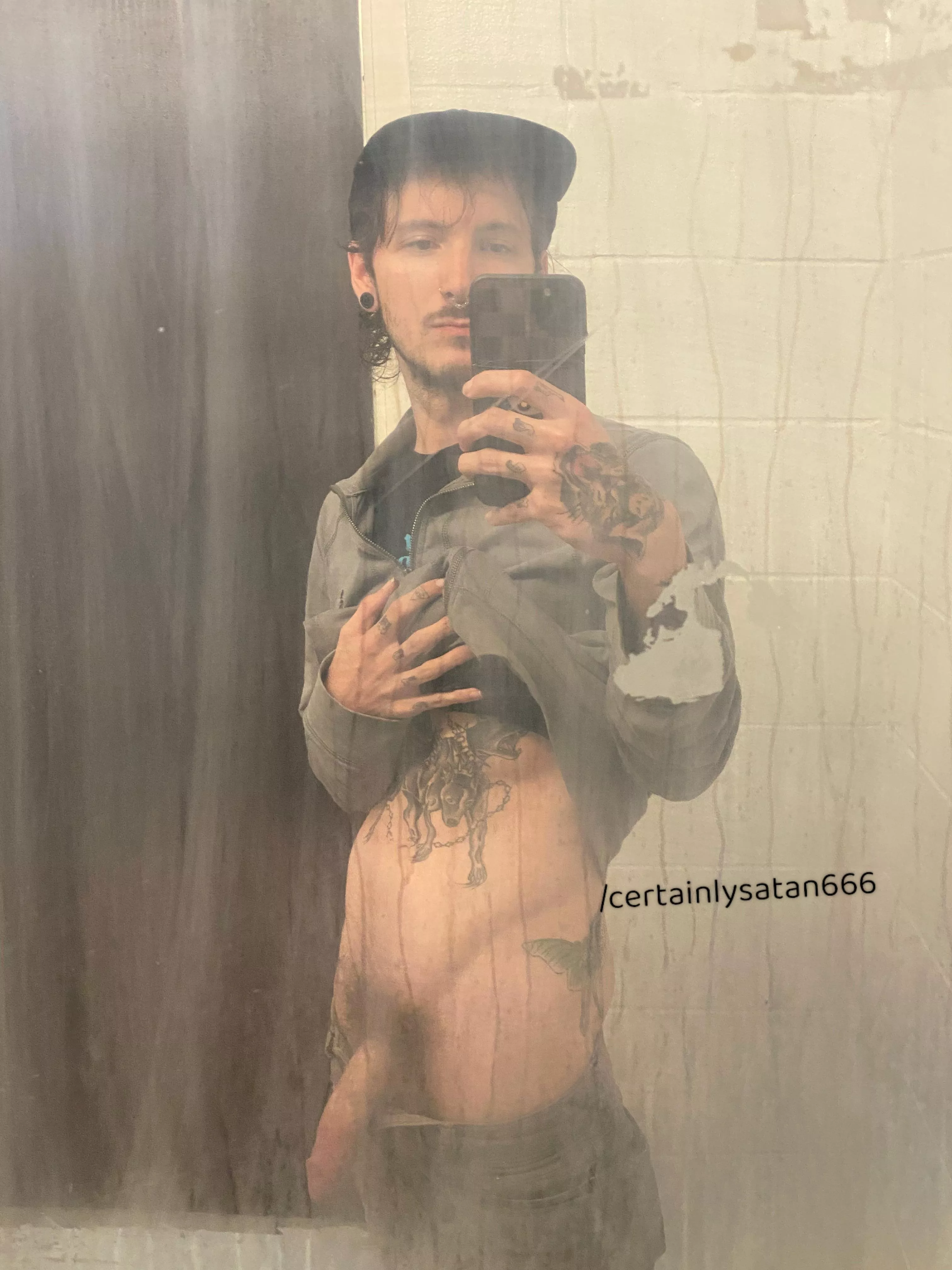 In the park bathroom