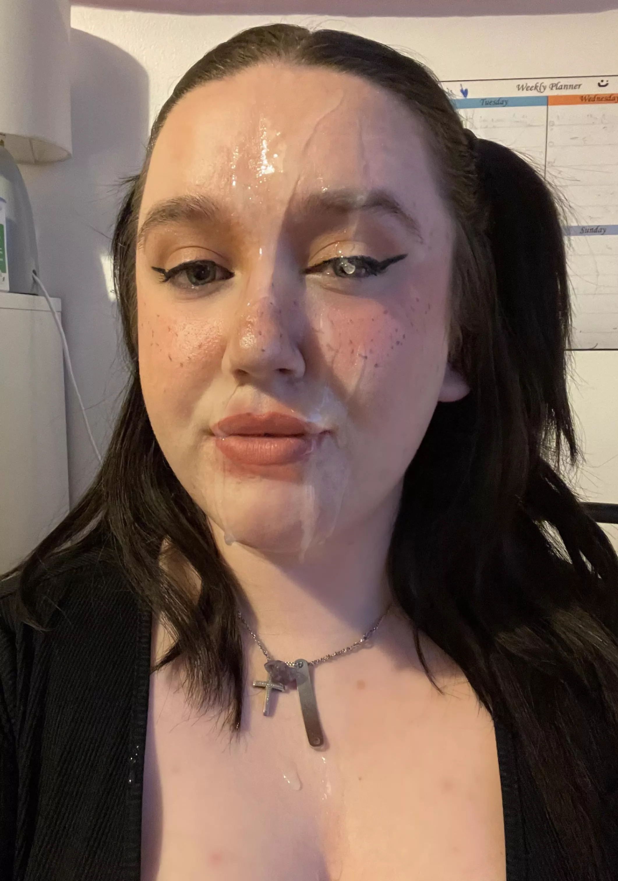 just a cum loving milf off duty