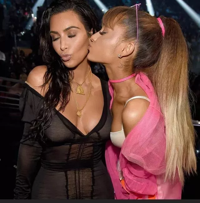 Kim Kardashian and Ariana Grande