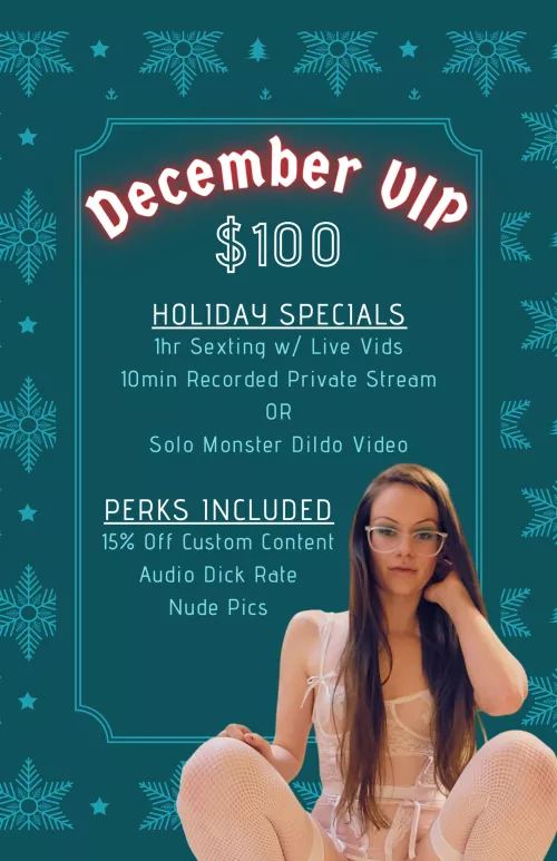 Miss Vampires Holiday Specials are LIVE [fet][dom][fan][snp][sext][rate][cam][vid][pic][aud][gfe]