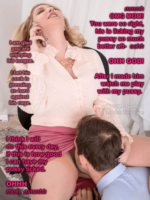 Mom tells her the family secret [Model: Kiki Daire]