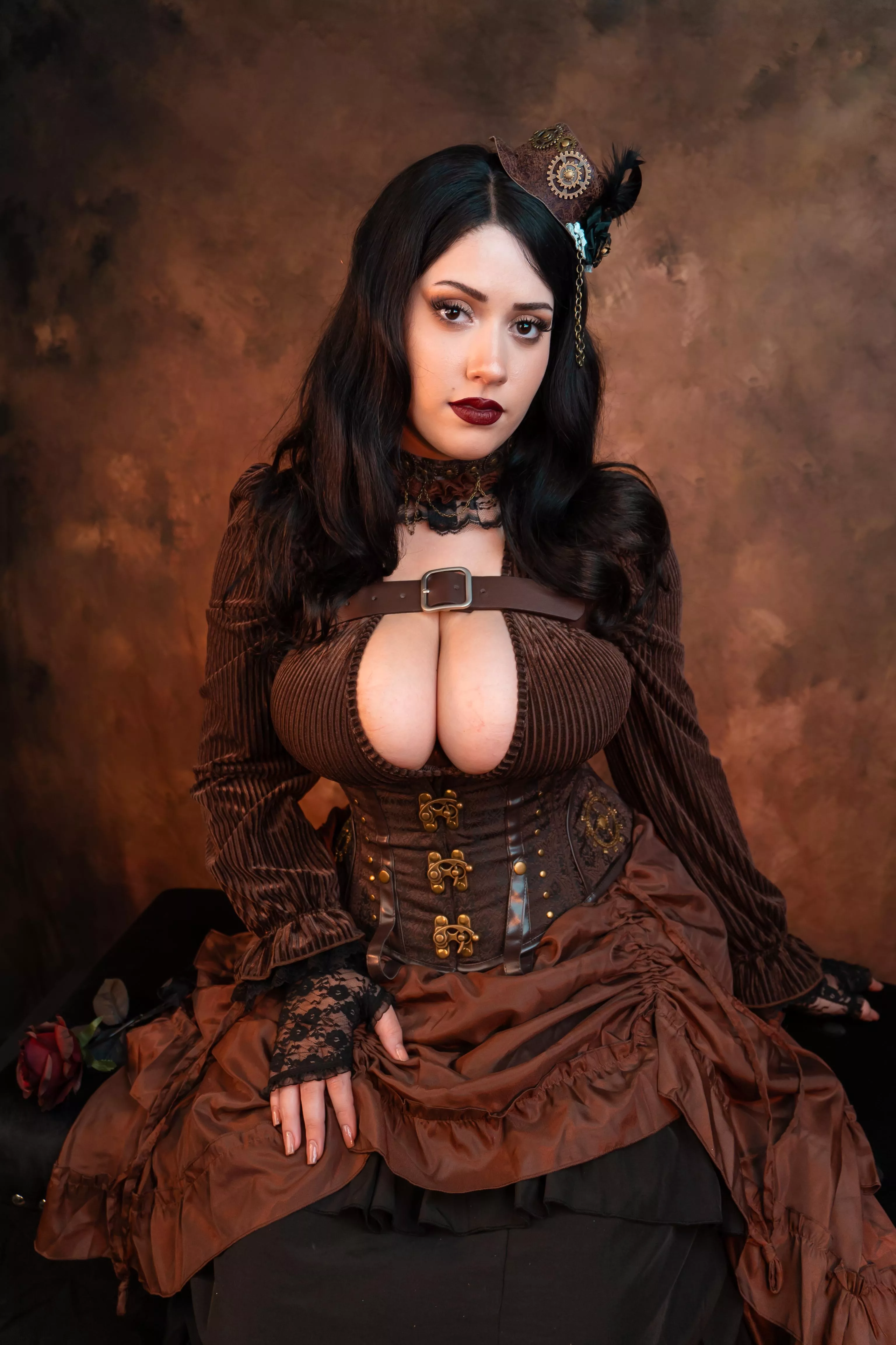 My first time dressing up in Steampunk!