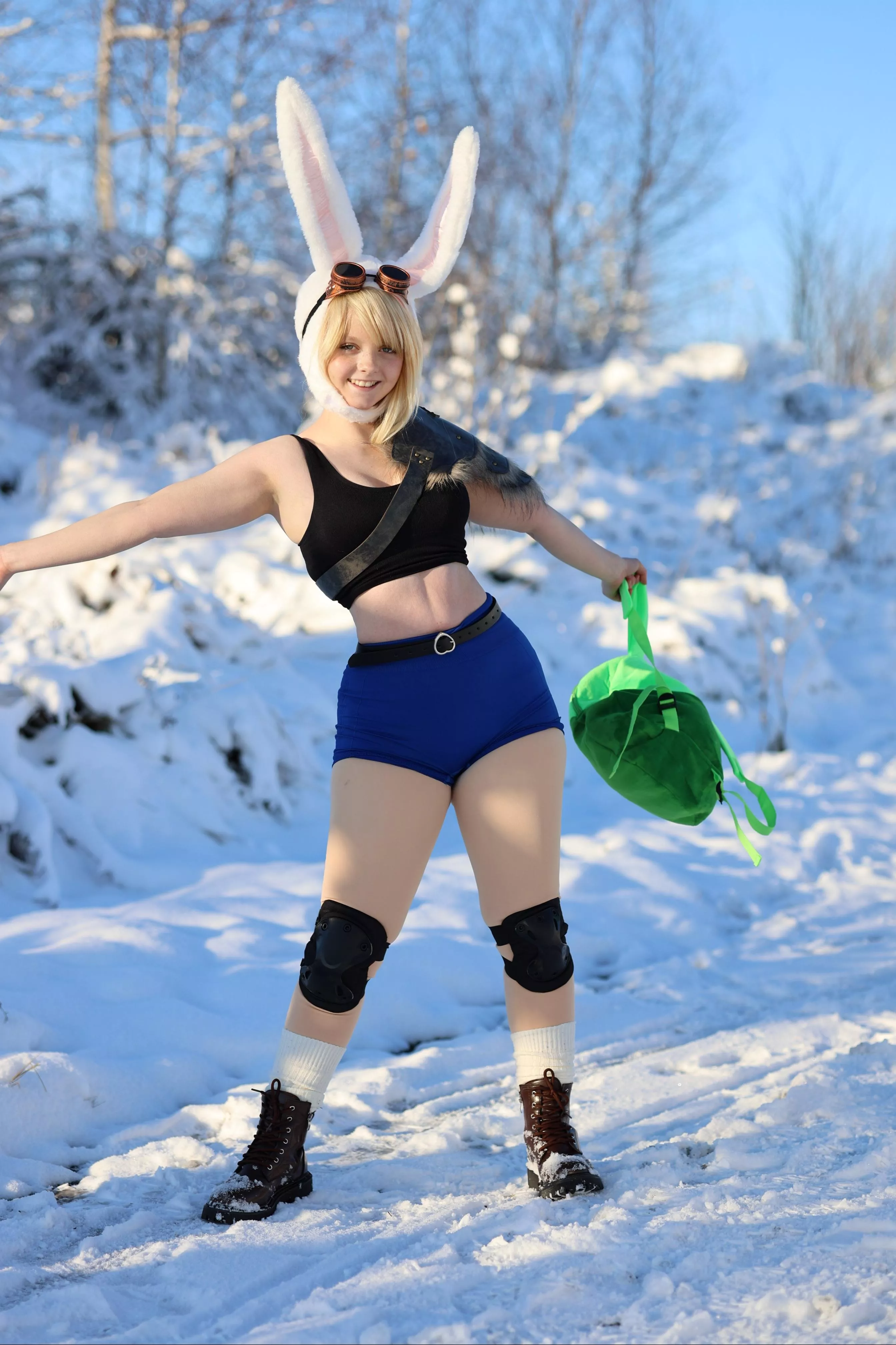 My own cosplay [self] of Fionba from the new adventure time spinoff Fionna and Cake ✨💙