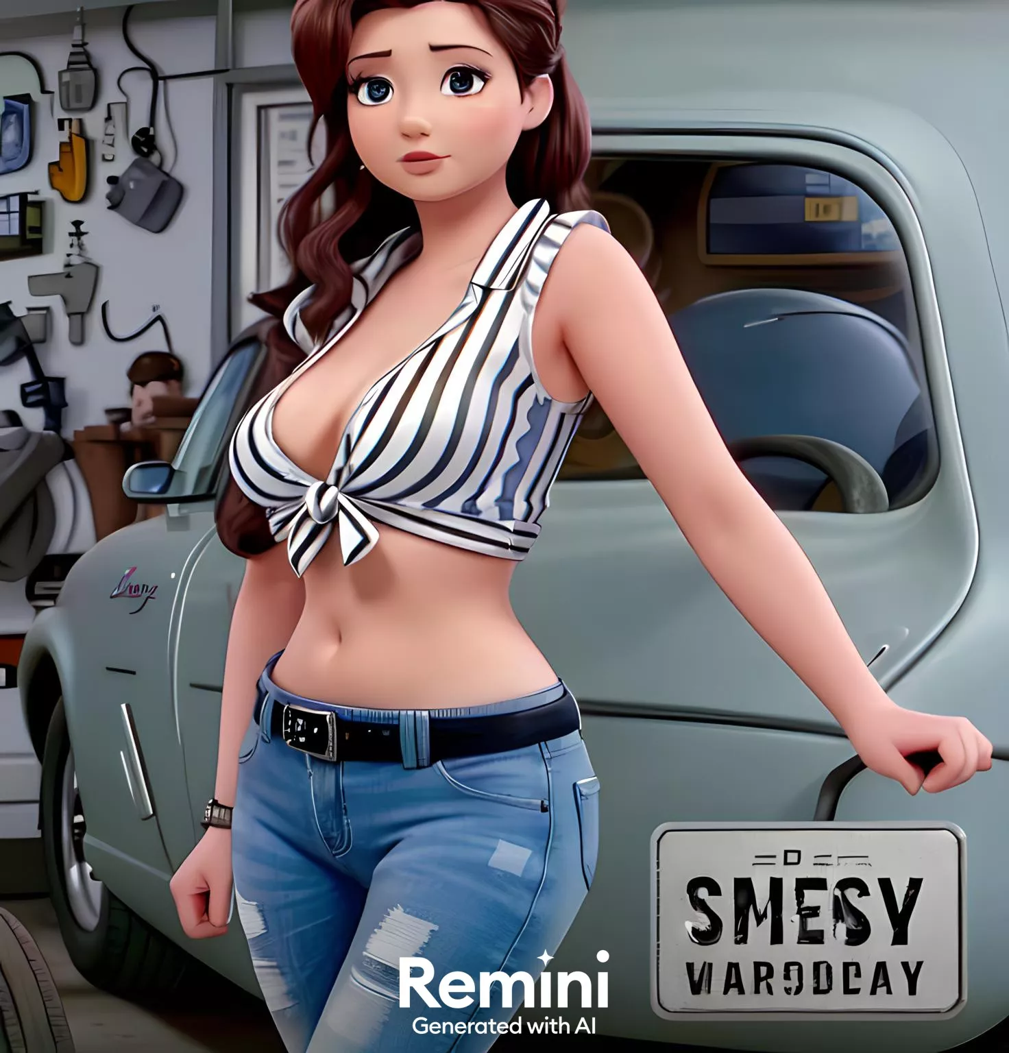 Nadine Jansen as cartoon