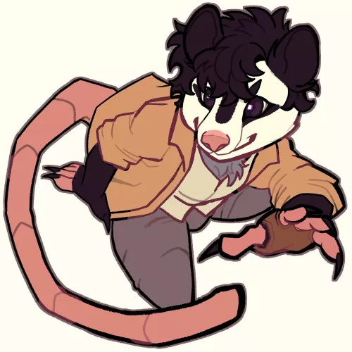 Raccon by me! That would be a cute keychain, don’t ya think?