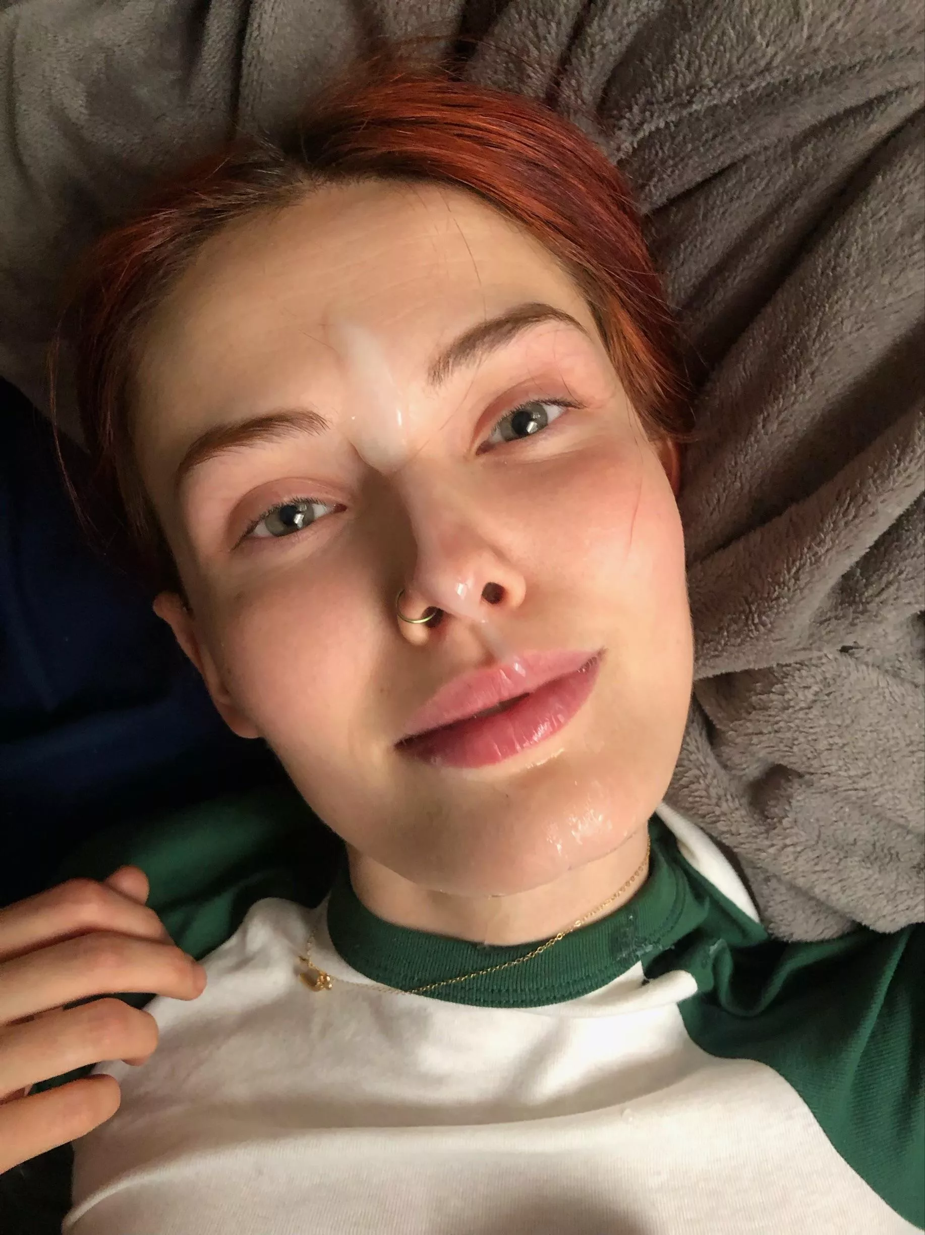 Right down the middle