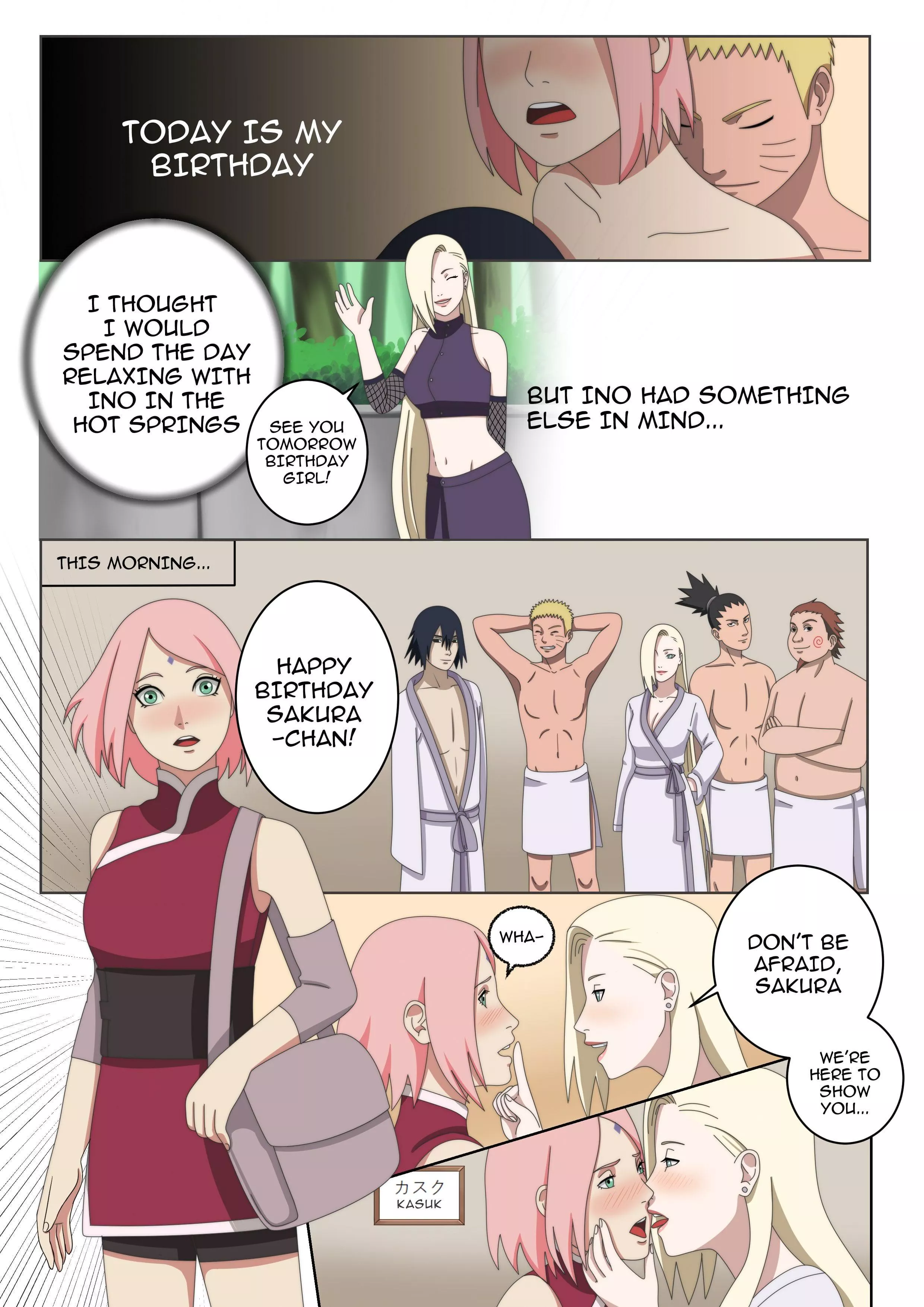 Sakura's birthday gangbang part 1