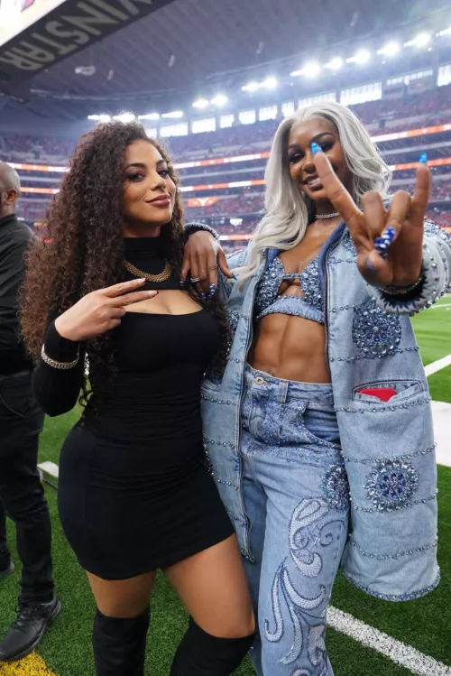 Samantha Irvin and Jade Cargil