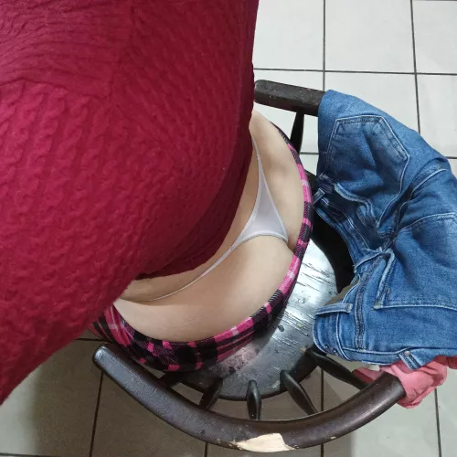 This always happens when I sit down