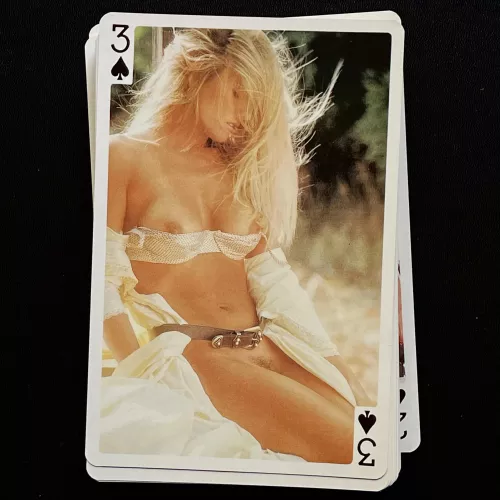 Three of Spades (Oversize Playing Cards 1980s)