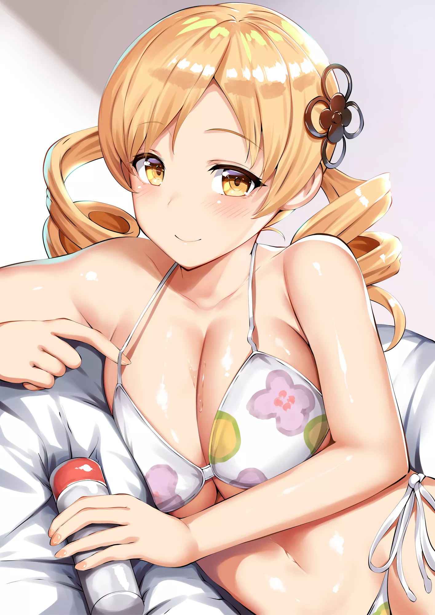 Tomoe Mami Gives a Paizuri Invitation in Skimpy Bikini [Puella Magi Madoka Magica] (Belko)